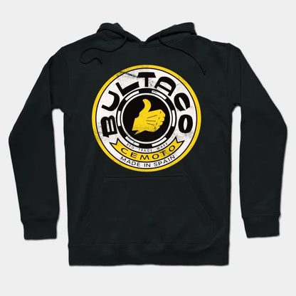Bultaco Motorcycles / Faded Vintage Style Hoodie