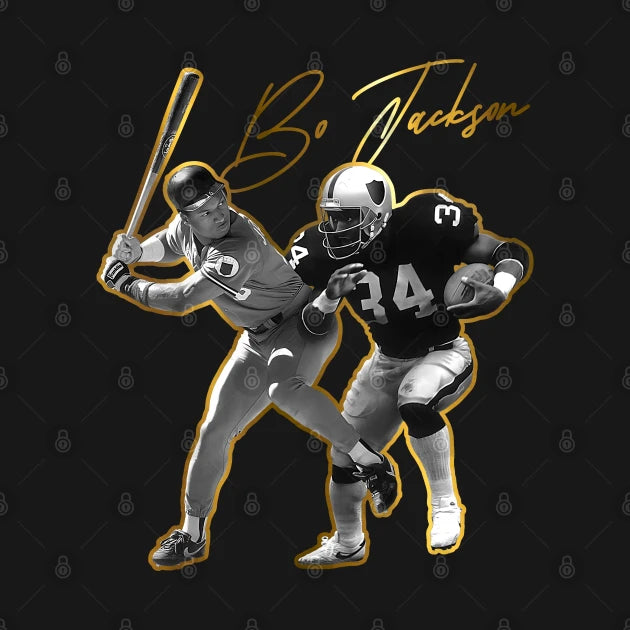 Bo Jackson Gold Tribute Hoodie