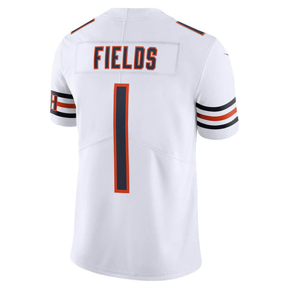 Men's Chicago Bears Justin Fields Vapor Limited Jersey White