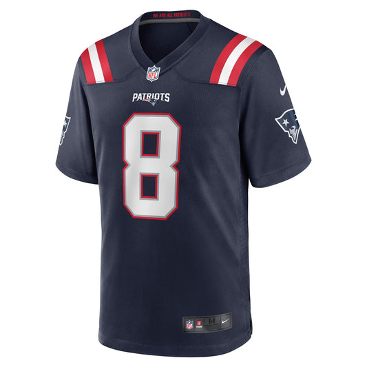 Ja'Whaun Bentley New England Patriots Game Player Jersey - Navy