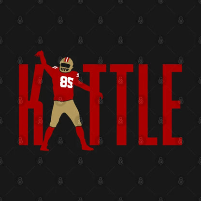 Kittle 85, San Francisco Football Themed Hoodie