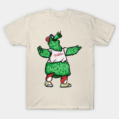 Phillie Phanatic Philadelphia Mascot Illustration T-Shirt