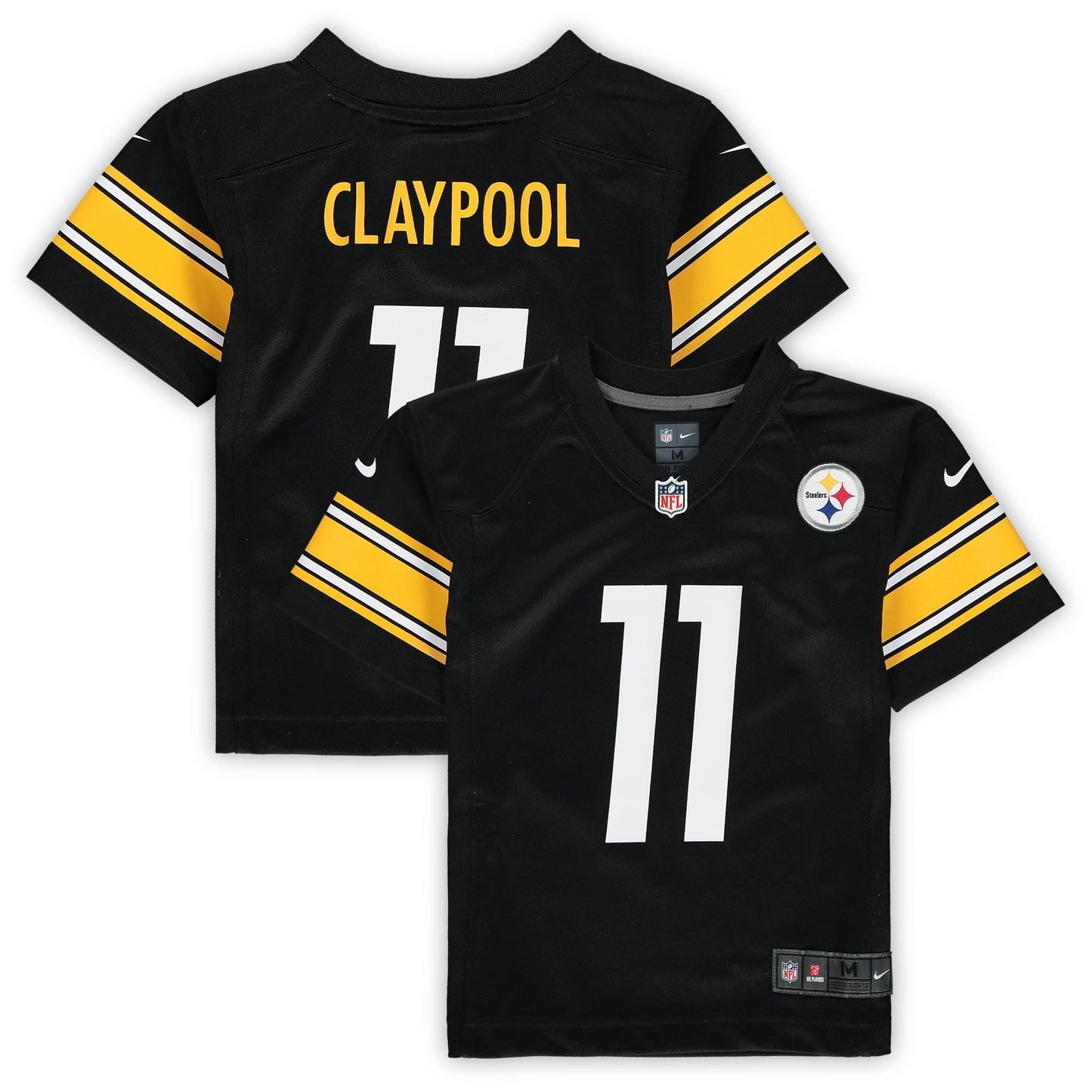 Preschool Chase Claypool Black Pittsburgh Steelers Game Jersey