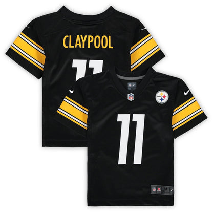 Preschool Chase Claypool Black Pittsburgh Steelers Game Jersey