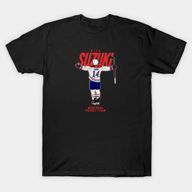 Nick Suzuki #14 Montreal Hockey Team T-Shirt