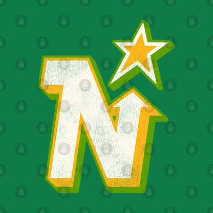 Defunct Minnesota North Stars Hockey Team T-Shirt