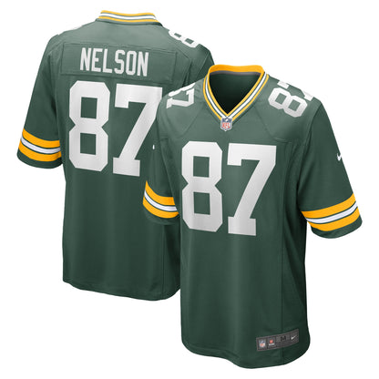 Jordy Nelson Green Bay Packers Retired Game Jersey - Green