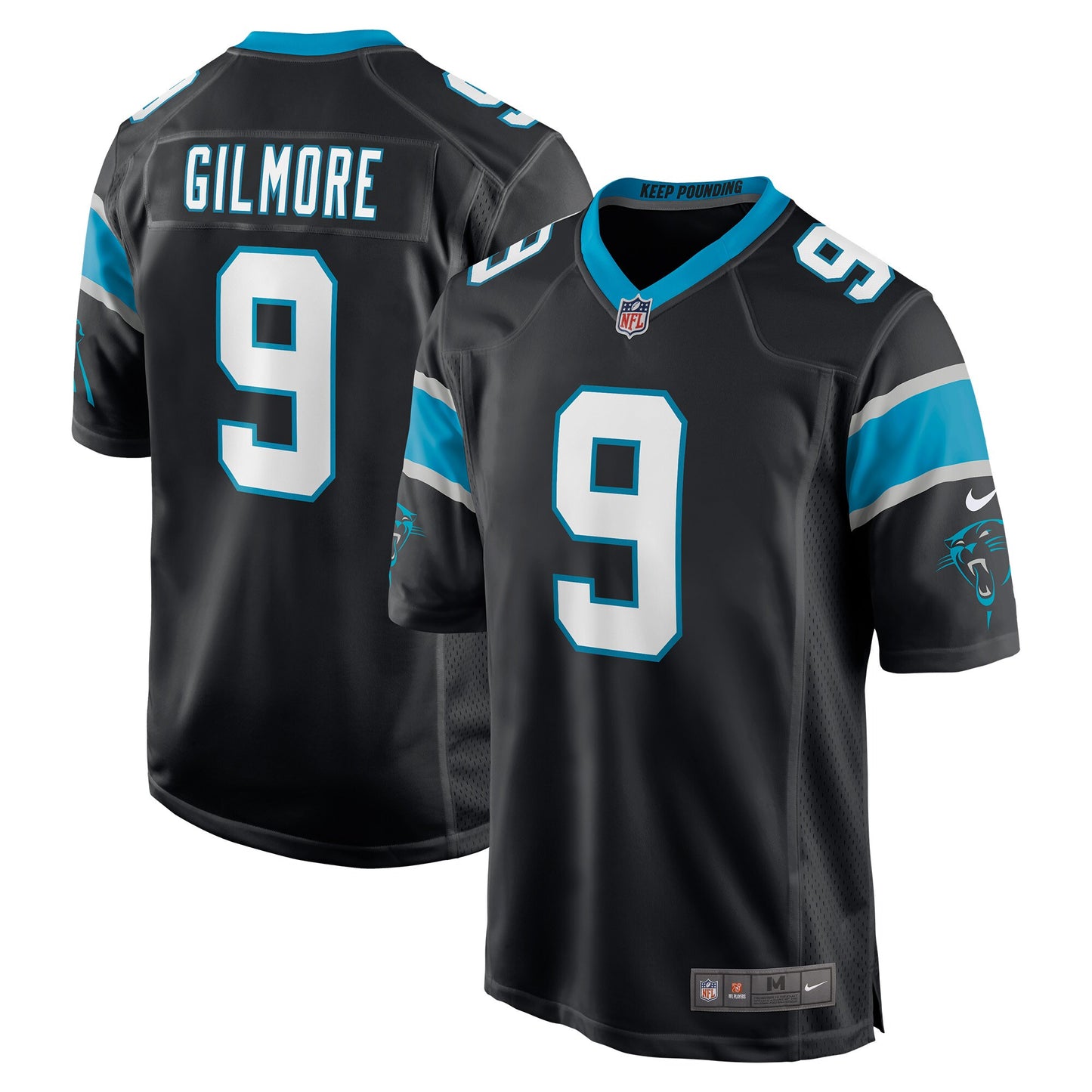 Stephon Gilmore Carolina Panthers Game Jersey - Black