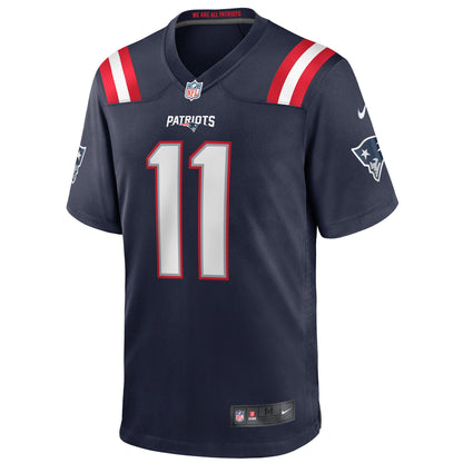 Julian Edelman New England Patriots Game Player Jersey - Navy