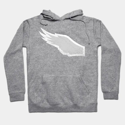 Retro Philadelphia Eagles Kelly Green Wing Hoodie