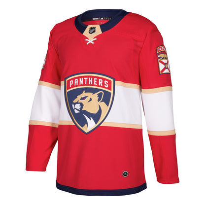 Florida Panthers Home Authentic Blank Jersey - Red