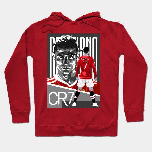 Cristiano Ronaldo In Red Hoodie