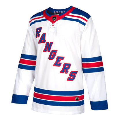 New York Rangers Away Authentic Blank Jersey - White