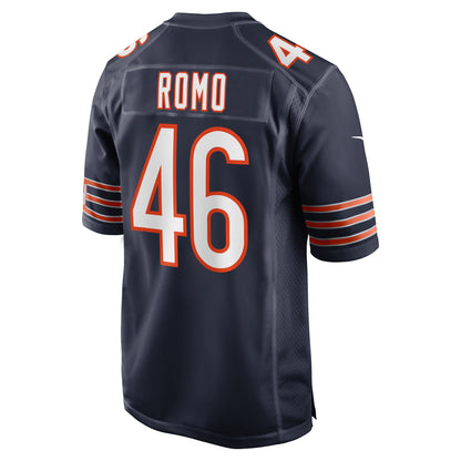 John Parker Romo Chicago Bears Team Game Jersey - ?Navy