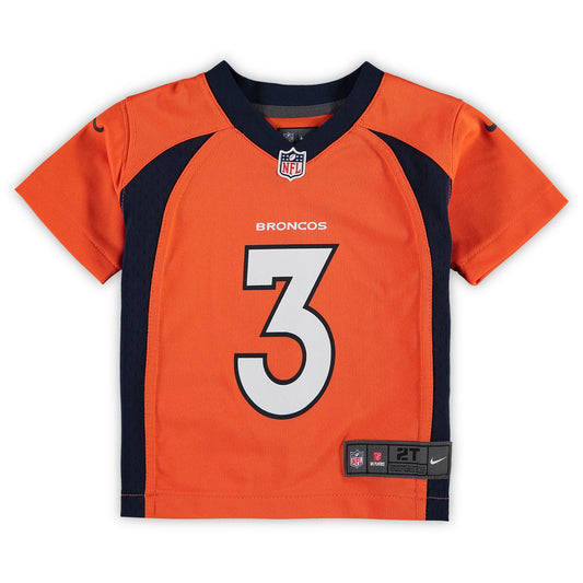 Russell Wilson Denver Broncos Toddler Game Jersey - Orange