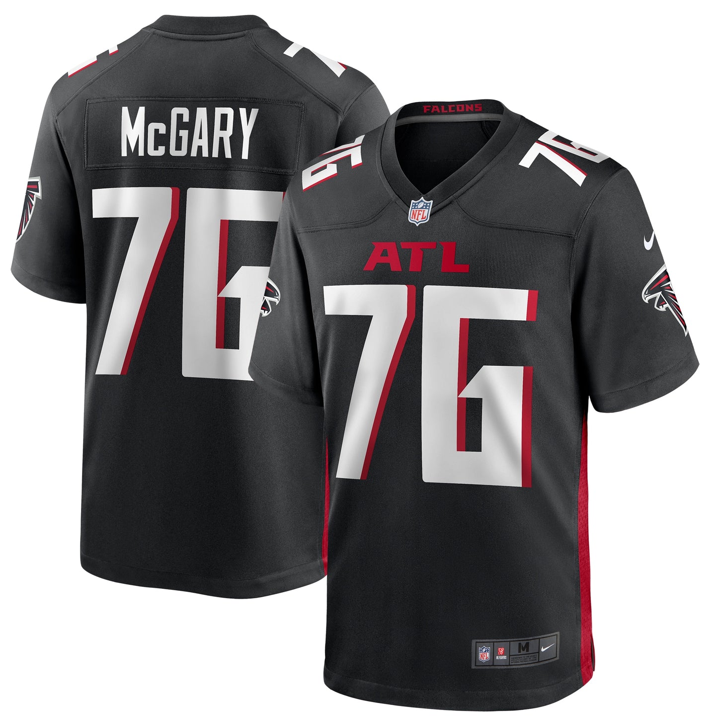 Kaleb McGary Atlanta Falcons Game Jersey - Black