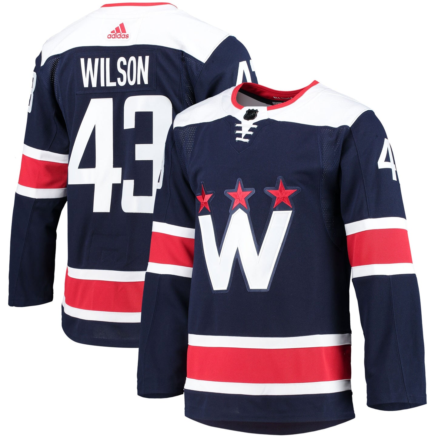 Tom Wilson Washington Capitals 2020/21 Alternate Primegreen Authentic Pro Player Jersey - Navy
