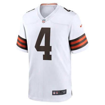 Men's Cleveland Browns Deshaun Watson Game Jersey - White