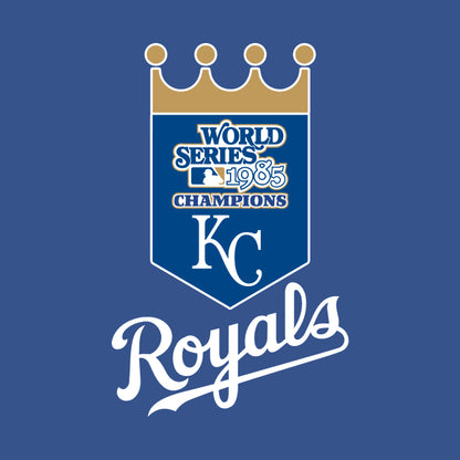 Kansas City Royals 1985 World Series Champs - White Font Hoodie