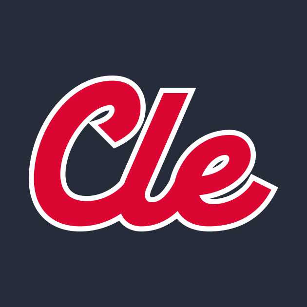 Cleveland 'Cle' Baseball Script Fan T-Shirt: Swing Big With Bold Cleveland Style And Passion For The Game! Hoodie