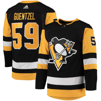 Jake Guentzel Pittsburgh Penguins Home Primegreen Authentic Pro Player Jersey - Black