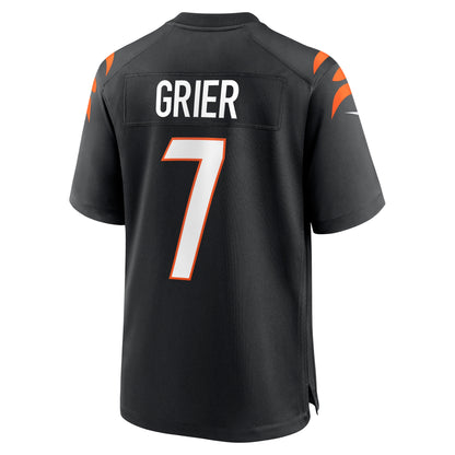 Will Grier Cincinnati Bengals Team Game Jersey - ?Black