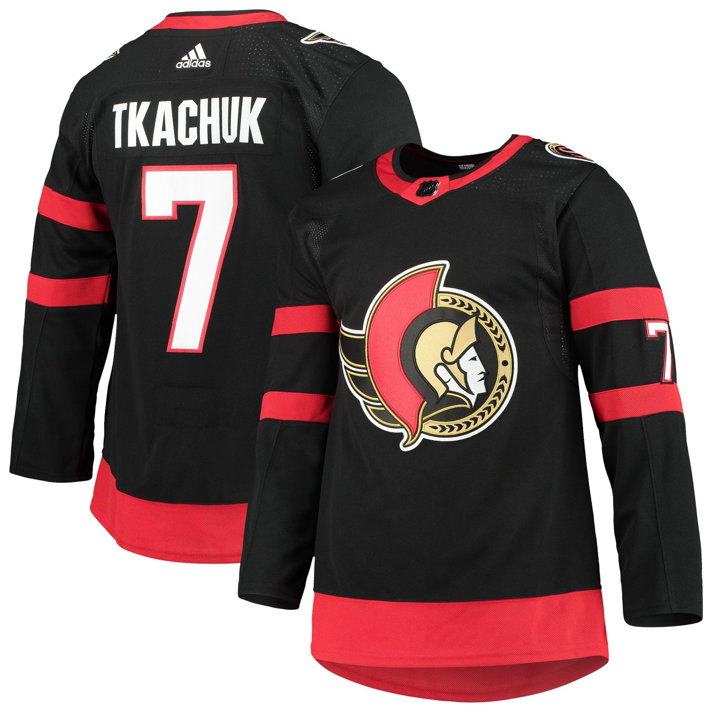 Brady Tkachuk Ottawa Senators Home Primegreen Authentic Pro Player Jersey - Black