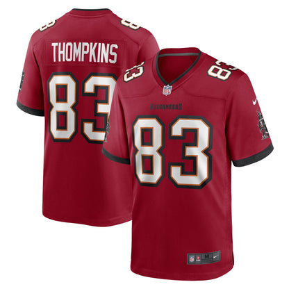 Deven Thompkins Tampa Bay Buccaneers Game Player Jersey - Red