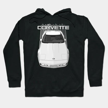 Corvette C4-White Hoodie