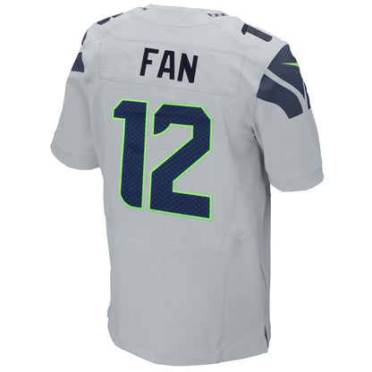 12s Seattle Seahawks Elite Jersey - Gray