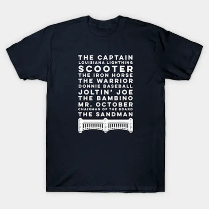 Bronx Legend Nicknames T-Shirt