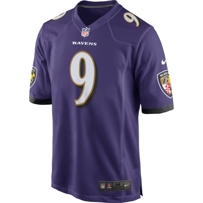 Justin Tucker Baltimore Ravens Game Jersey - Purple