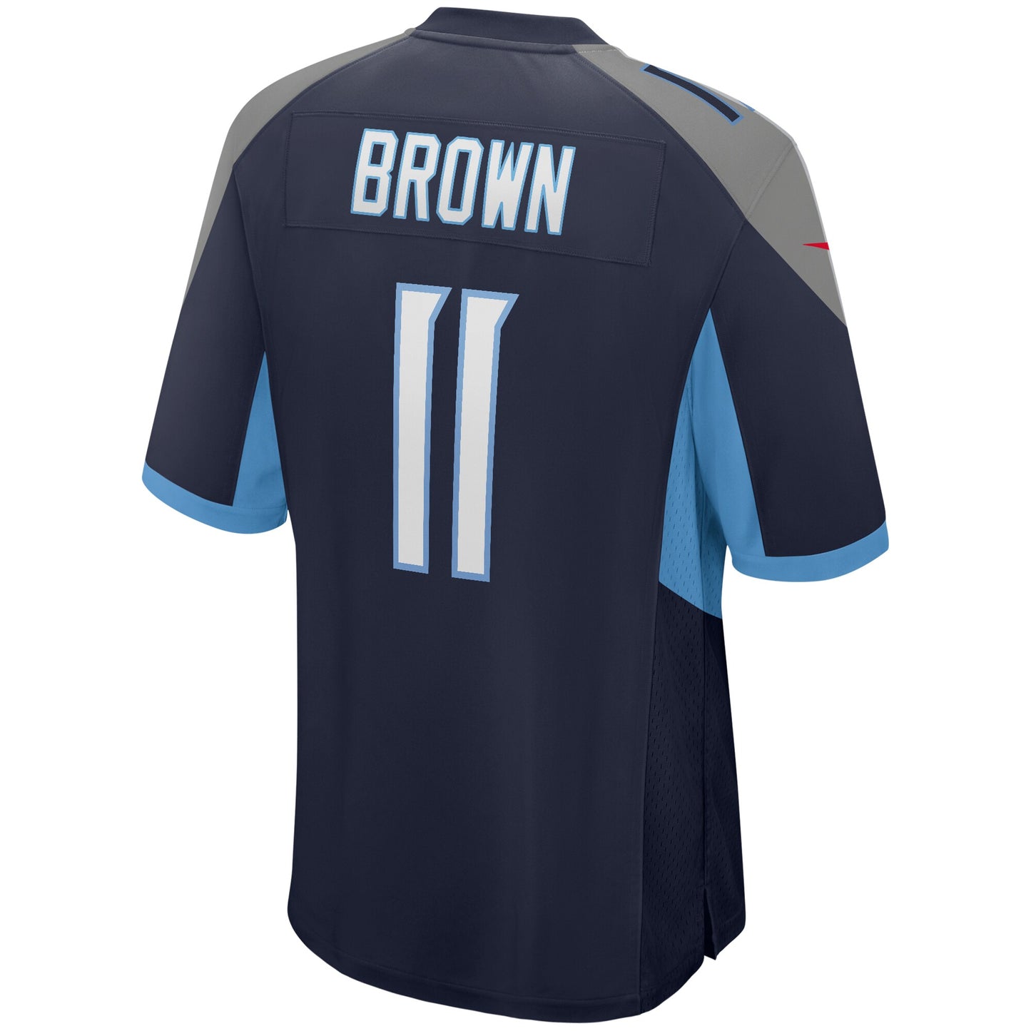 AJ Brown Tennessee Titans Game Jersey - Navy