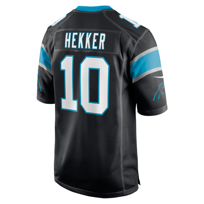 Johnny Hekker Carolina Panthers Game Player Jersey - Black
