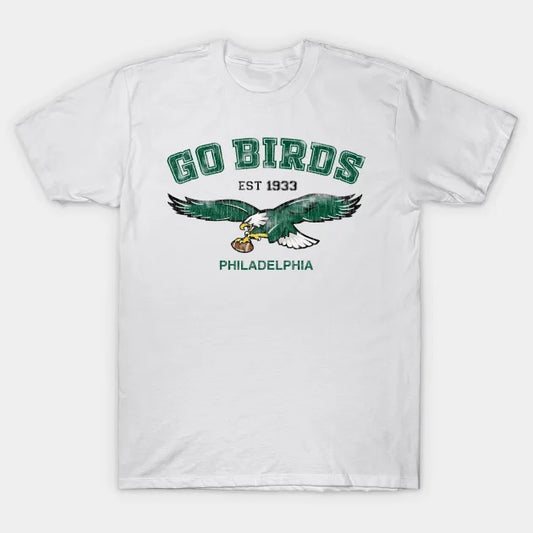 Go Birds Vintage Eagles Philadelphia Football T-Shirt