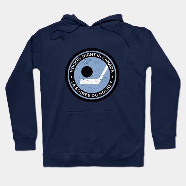 Retro Hockey Night In Canada - Rough Hoodie