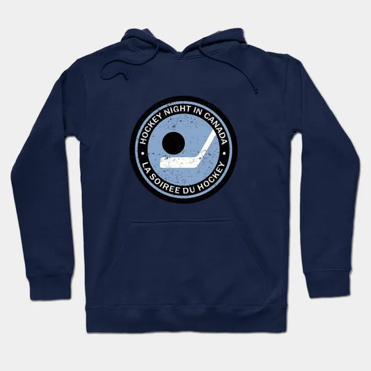 Retro Hockey Night In Canada - Rough Hoodie