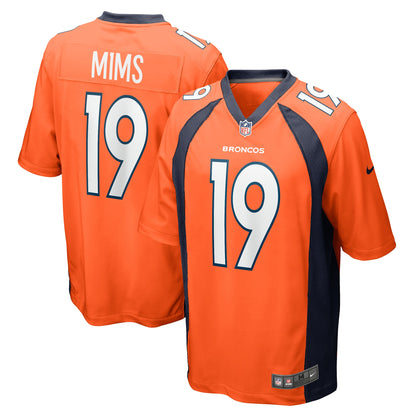 Marvin Mims Jr Denver Broncos Team Game Jersey - ?Orange