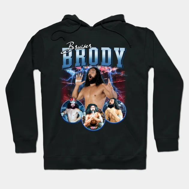Bruiser Brody Bootleg Vintage Hoodie