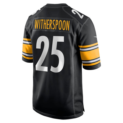 Ahkello Witherspoon Pittsburgh Steelers Game Jersey - Black