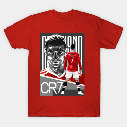 Cristiano Ronaldo In Red T-Shirt