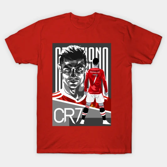 Cristiano Ronaldo In Red T-Shirt