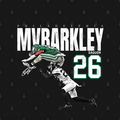 Mvp Barkley Saquon #26 Football Cartoon T-Shirt