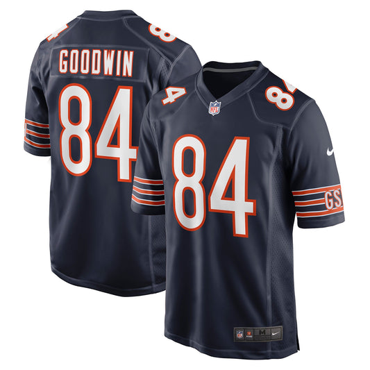 Marquise Goodwin Chicago Bears Game Jersey - Navy