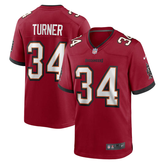 Nolan Turner Tampa Bay Buccaneers Game Player Jersey - Red