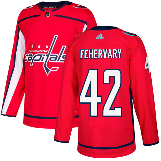 Martin Fehervary Washington Capitals Authentic Jersey - Red