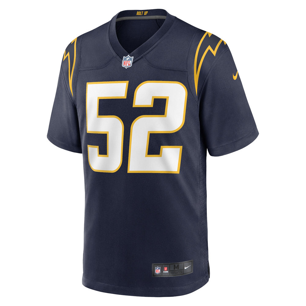 Men's Los Angeles Chargers Khalil Mack Alternate Game Jersey Navy