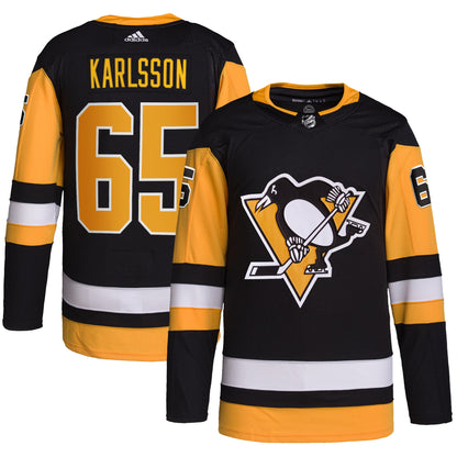 Erik Karlsson Pittsburgh Penguins Home Primegreen Authentic Pro Player Jersey - Black