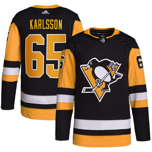 Erik Karlsson Pittsburgh Penguins Home Primegreen Authentic Pro Player Jersey - Black