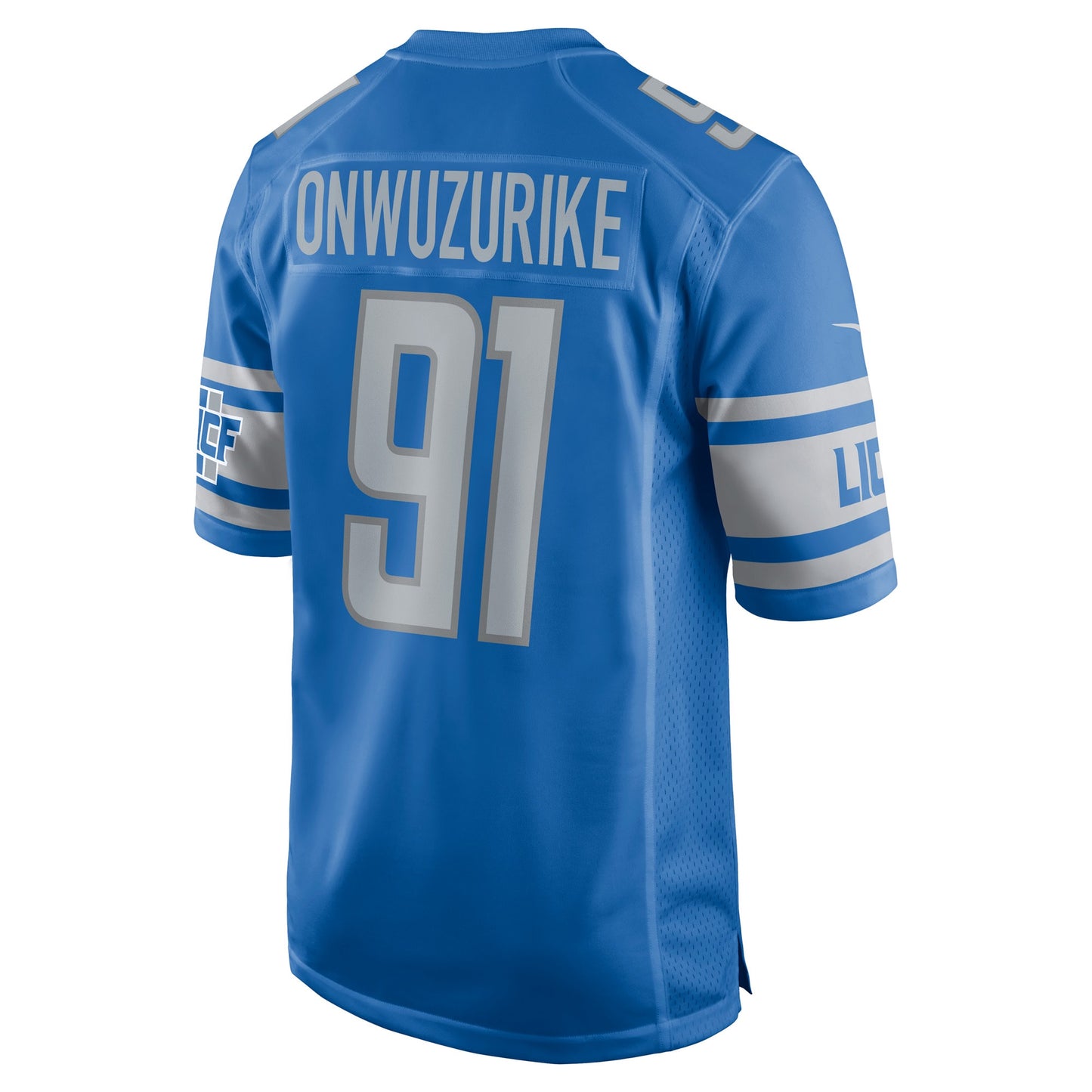 Levi Onwuzurike Detroit Lions Player Game Jersey - Blue